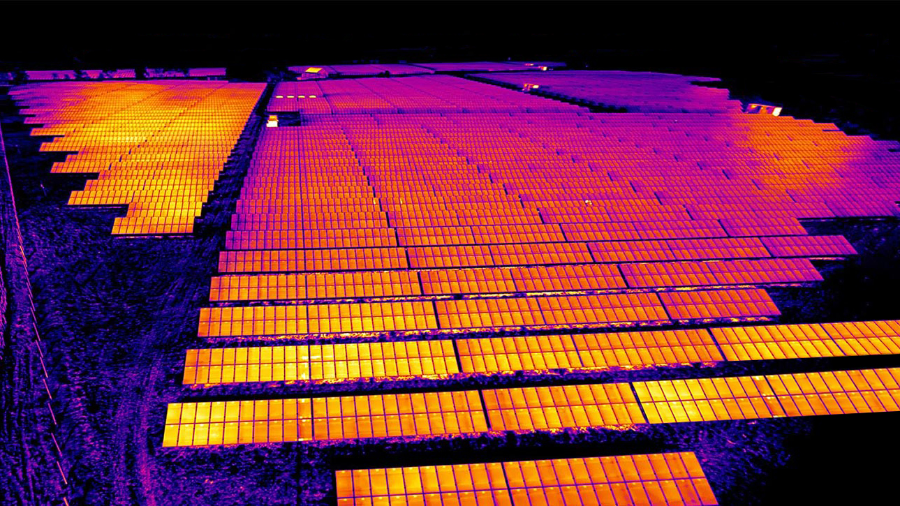 Drohne mit Wärmebildkamera