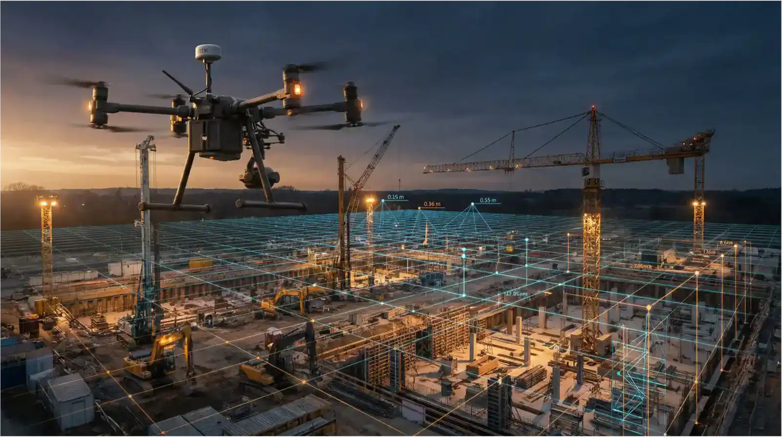 Drohnenvermessung im Bauwesen: Präzision ohne Gerüst und Vermessungstrupp