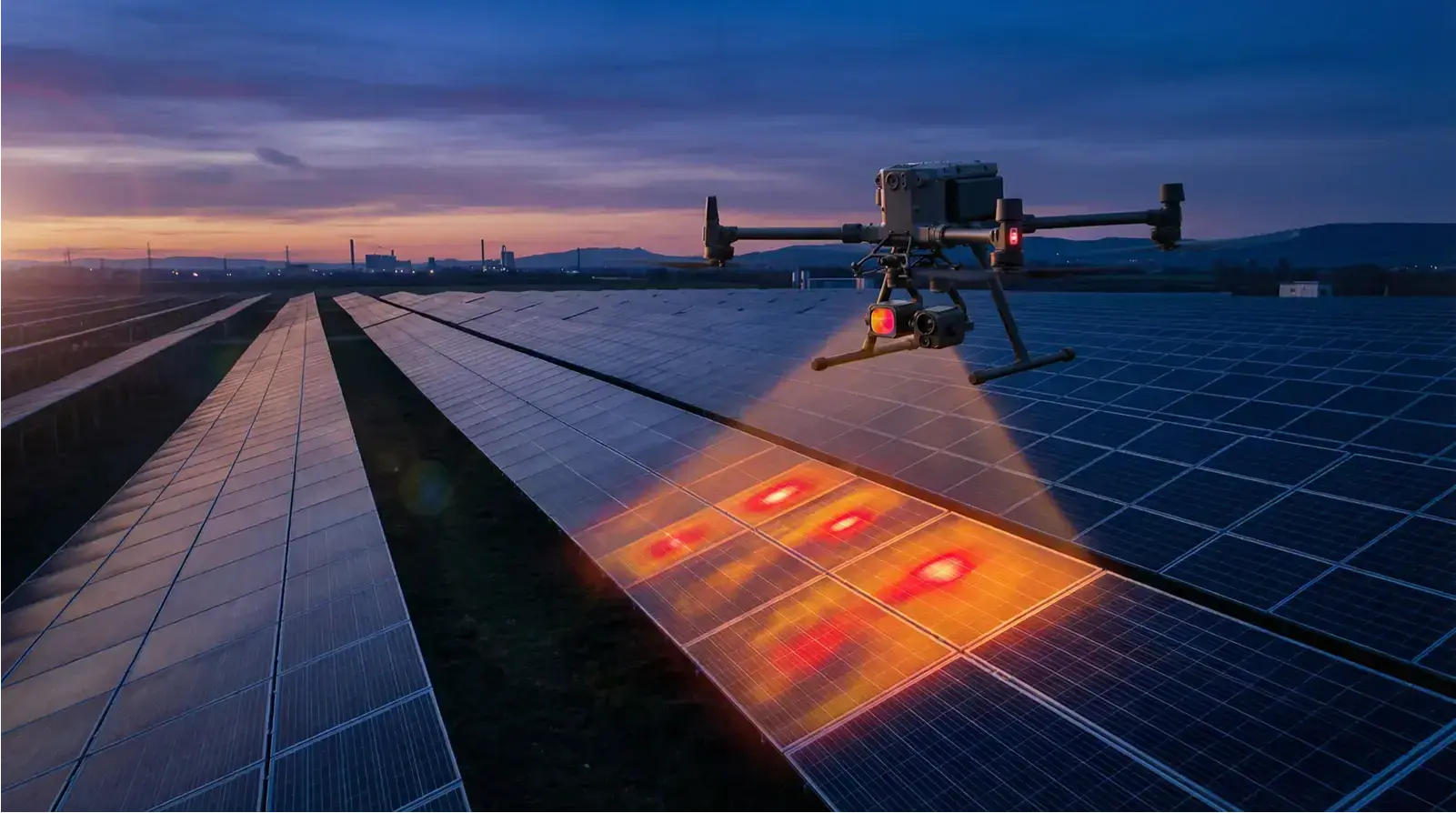 Drohneninspektion PV-Anlage: Fehler in Solarmodulen schnell erkennen