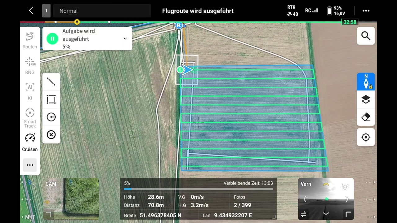 Precision Farming: Maisfeld-Inspektion per Drohne