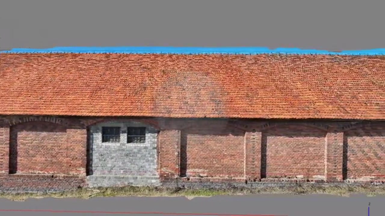 3D-Fassadenfahrt am historischen Bauernhaus