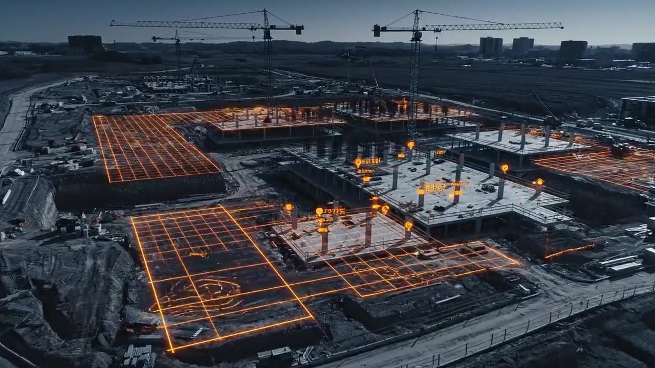 Drohnenvermessung auf der Baustelle
